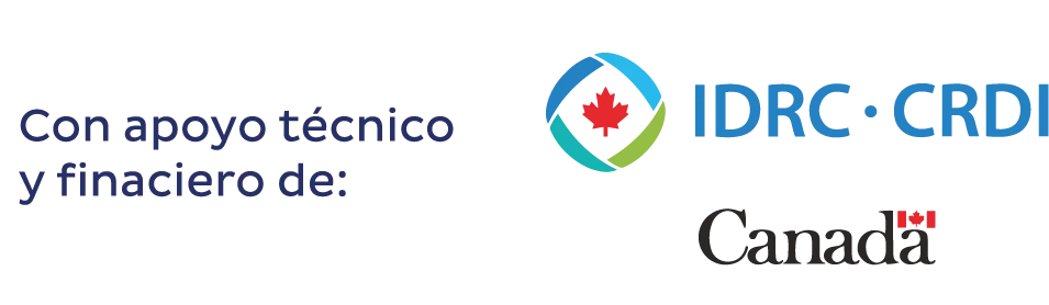 Con apoyo técnico y financiero de IDRC–CRDI, Canadá